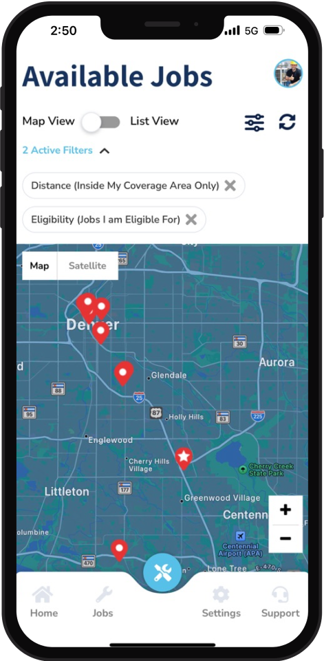 Map View
