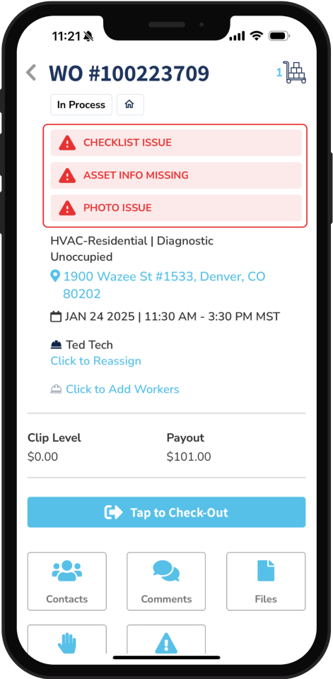 Submit a Work Order