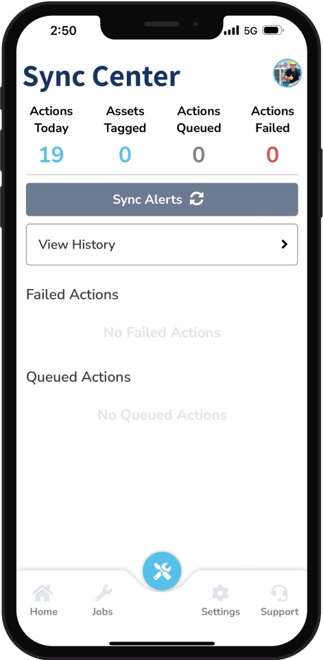 Sync Center